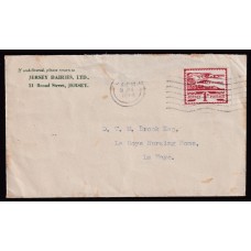ALEMANIA EN JERSEY 1944 SOBRE CIRCULADO DURANTE LA OCUPACION ALEMANA EN LAS ISLAS DEL CANAL